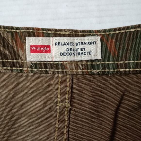 Wrangler Utility Double Knee Pants Men's Size 32x30 Micro Brush Camo Relaxed - Picture 4 of 7